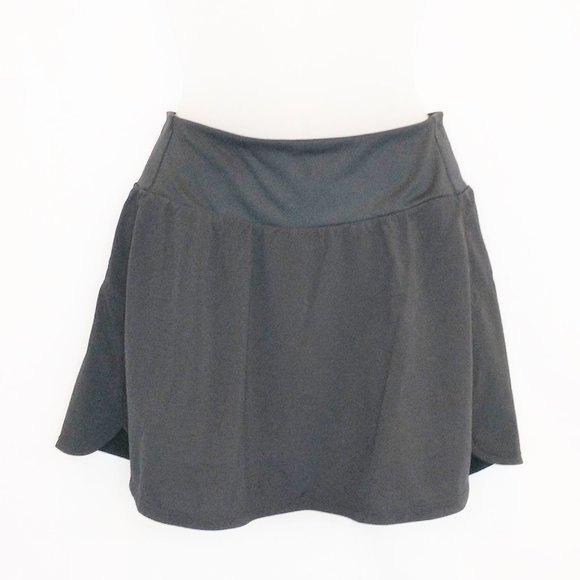 Zella Black Ruffled Mini Skort XS Athletic Tennis Golf Activewear Skirt Stretch - Picture 3 of 10